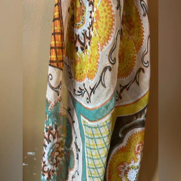 Colorful Patterned Infinity Scarf - Picture 2 of 4